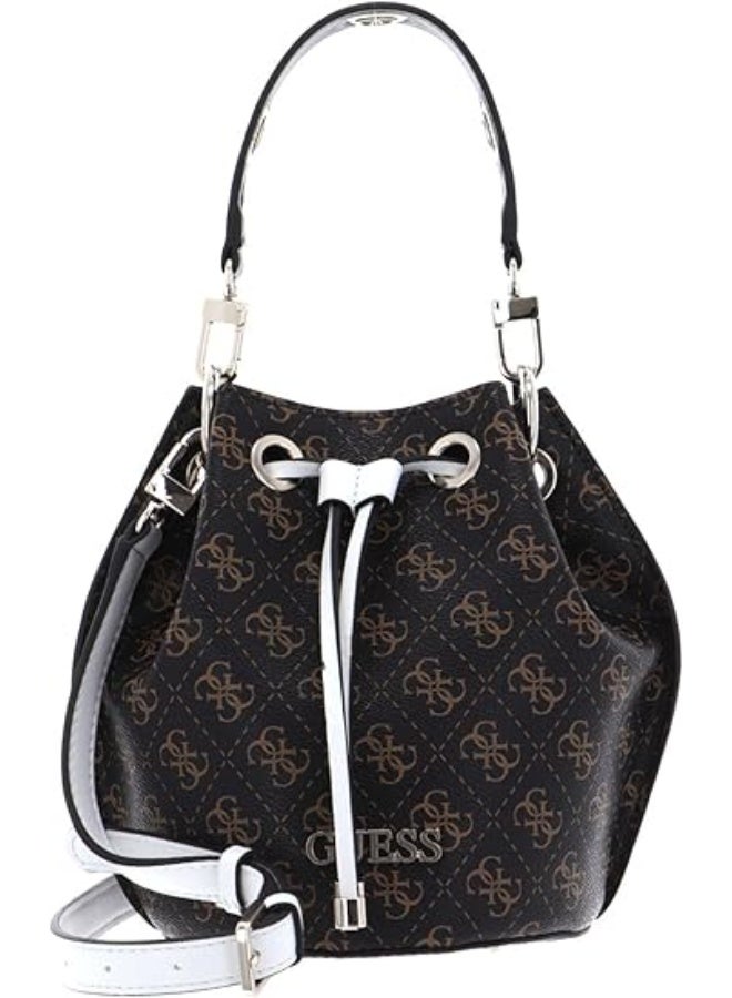 Guess Washington Mini Handbag – Black & Brown, Stylish Everyday Design - Image 1